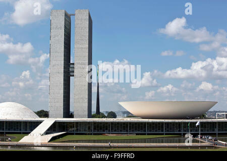 Brasilia, National Congress Stockfoto