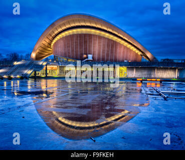 Die Kongresshalle ist das Haus der Kulturen der Welt. Deutschland, Hauptstadt Berlin, Bezirk Mitte. Stockfoto