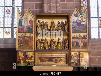 Deocarus Altar, St.-Lorenz-Kirche, Nürnberg, Middle Franconia, Franken, Bayern, Deutschland Stockfoto