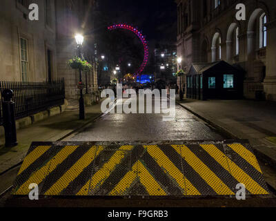 Ein Blick vom innerhalb Nr. 10 Downing Street Stockfoto