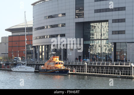 Belfast Hafen Marina Stockfoto