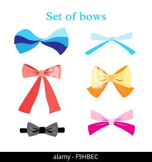 Reihe von bunten Bögen Stock Vektor