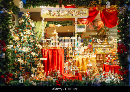 Weihnachtsmarkt in Brugge, Belgien. Stockfoto