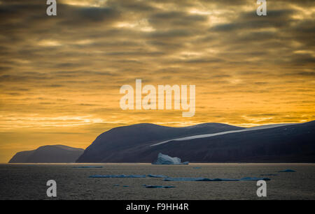 SAMFORD FJORD NORDOST FJORDE BAFFIN ISLAND KANADA Stockfoto