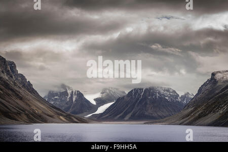 SAMFORD FJORD NORDOST FJORDE BAFFIN ISLAND KANADA Stockfoto