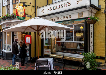 Englisch Fischrestaurant, Gassen, Brighton, Sussex, UK Stockfoto