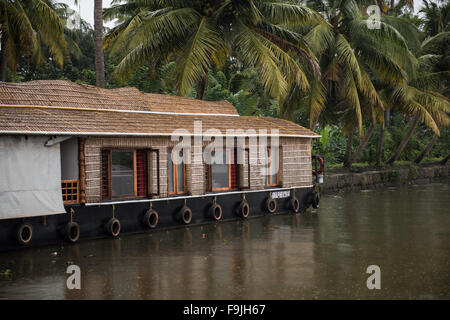 Hausboote auf Vembanad See Stockfoto