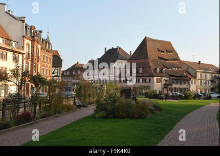 Salz, Haus, Weißenburg, Bas-Rhin, Elsass, Frankreich Stockfoto