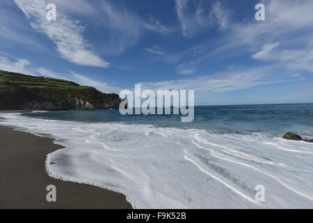 Praia Dos Moinhos, São Miguel, gewesen, portugal Stockfoto