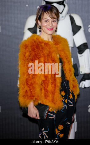 London, UK. 16. Dezember 2015. Helen Mccrory Actress StarWars; Die Kraft erwacht, europäische Premiere London, England 16. Dezember 2015 Diu83965 Credit: Allstar Bild Bibliothek/Alamy Live-Nachrichten Stockfoto