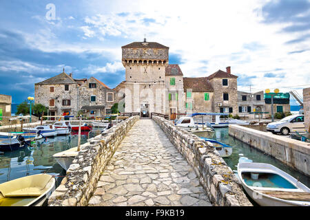 Historische Architektur des Kastel Gomilica, Split, Kroatien Stockfoto