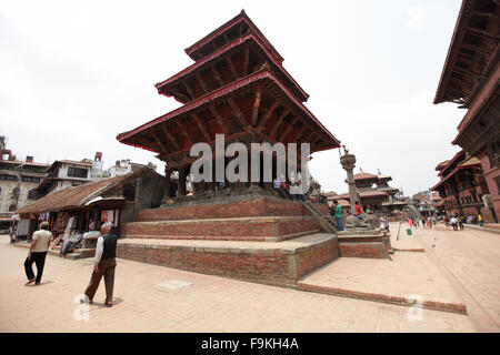 Durbar Square. Bhimsen Tempel. Patan, Nepal. Stockfoto