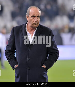 Turin, Italien. 16. Dezember 2015. Giampiero Ventura, Cheftrainer des FC Turin, während Italien Cup match zwischen Juventus Turin und FC Turin. © Nicolò Campo/Pacific Press/Alamy Live-Nachrichten Stockfoto