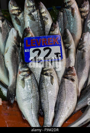 Fischmarkt, Galata Waterfront, Istanbul Stockfoto