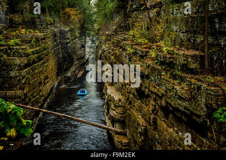 Ausable Chasm Schlucht, Adirondack, New York Stockfoto