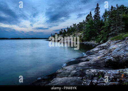 Rock Harbor, Isle Royale, Michigan Stockfoto