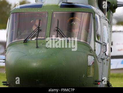 Westland Lynx AH7 betrieben von der Army Air Corps Airfield Abingdon, Oxfordshire, Vereinigtes Königreich während der Luft & Country-Show Stockfoto