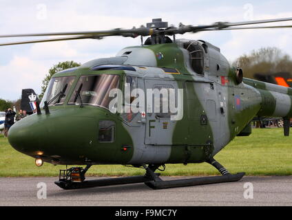 Westland Lynx AH7 betrieben von der Army Air Corps Airfield Abingdon, Oxfordshire, Vereinigtes Königreich während der Luft & Country-Show Stockfoto