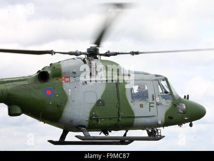 Westland Lynx AH7 betrieben von der Army Air Corps Airfield Abingdon, Oxfordshire, Vereinigtes Königreich während der Luft & Country-Show Stockfoto