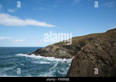 Sommer Landschaftsbild Trevose Head in Cornwall England Stockfoto