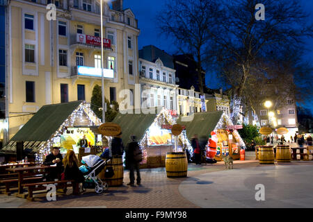 Weihnachten Imarket in Varna, Bulgarien Stockfoto