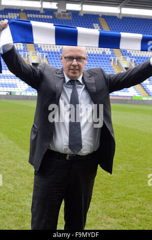 Madejski Stadium, Reading, Berkshire, UK. 17. Dezember 2015. Brian McDermott kehrt zum FC Reading als Manager zurück. Vivienne Johnson/Wokingham Papier/Alamy Live News Stockfoto
