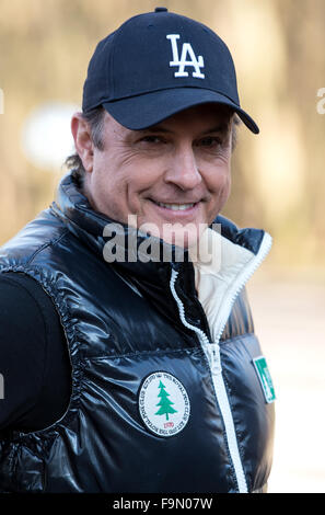 München, Deutschland. 14. Dezember 2015. Sänger Peter Schilling posiert für den Fotografen in München, Deutschland, 14. Dezember 2015. Foto: SVEN HOPPE/DPA/Alamy Live-Nachrichten Stockfoto