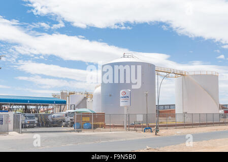 BLOEMFONTEIN, Südafrika, 16. Dezember 2015: eine Anlage in Hamilton, einem industriellen Vorort von Bloemfontein, t Stockfoto