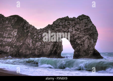 Durdle Door, Lulworth, Dorset, England, Vereinigtes Königreich Stockfoto