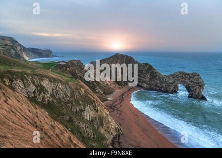 Durdle Door, Lulworth, Dorset, England, Vereinigtes Königreich Stockfoto