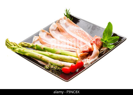 Spanischer Schinken - Hamon Stockfoto