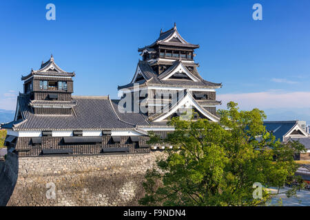 Kumamoto, Japan auf Burg Kumamoto. Stockfoto