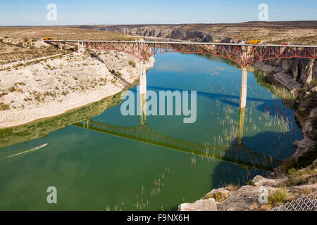 Der Pecos River High bridge auf uns 90 in der Nähe von Langtry, Texas Stockfoto