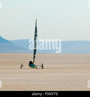 Land Segeln bei Alvord See Playa in Harney County Oregon (Herr/PR) Stockfoto