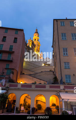 Basilika Saint-Michel Archange in Menton in Frankreich Stockfoto