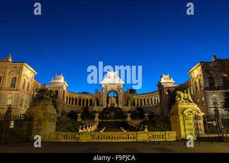 Palais Longchamp in Marseille in Frankreich am Morgen Stockfoto