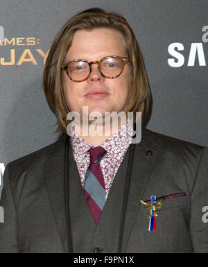 Prominenz besucht Premiere von Lionsgate "The Hunger Games: Mockingjay - Teil 2: Microsoft Theater.  Mitwirkende: Elden Henson wo: Los Angeles, California, Vereinigte Staaten von Amerika bei: 17. November 2015 Stockfoto