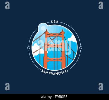 Welt-berühmten Vektor-Stadt-Icons und Sehenswürdigkeiten Stock Vektor