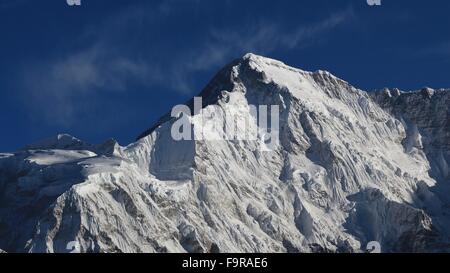 Gipfel des Mt Cho Oyu Stockfoto