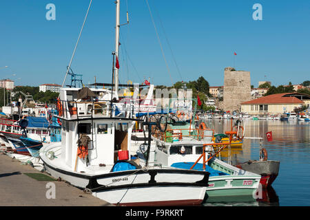 Ägypten, Schreck Schwarzmeerküste, Sinop, Blick Auf Den Hafen Stockfoto