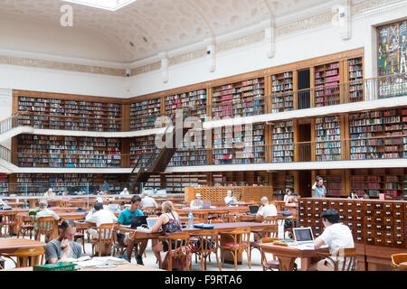 Lesesaal der The State Library von New South Wales, an der Macquarie Street, Sydney, Australien Stockfoto