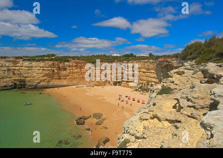 Pontal Strand, Praia do Pontal, in der Nähe von Strand Albandeira, Armaçao de Pera, Algarve, Portugal Stockfoto