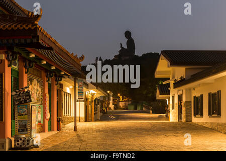 Po Lin Kloster, Hong Kong Stockfoto