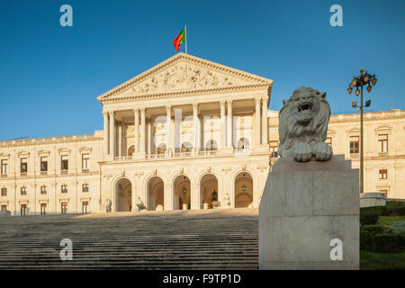 São Bento Palace, Versammlung der Republik in Lissabon, Portugal. Stockfoto