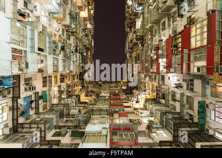 Mehrfamilienhaus in Quarry Bay, Hong Kong Stockfoto