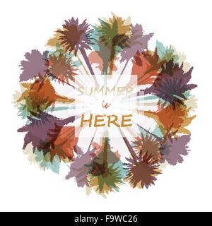 Print-Palme Stock Vektor