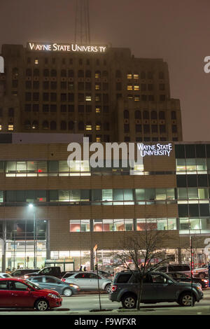 Detroit, Michigan - Wayne Landesuniversität. Stockfoto