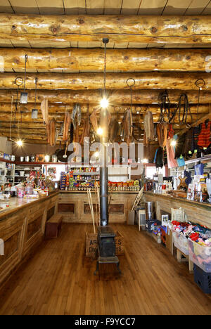 Interieur, Hubbell Trading Post National Monument, Ganado, Arizona USA Stockfoto