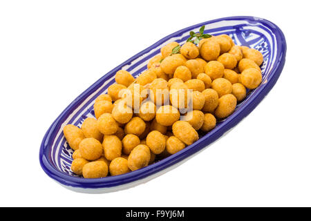 Knusprige Erdnuss isoliert Stockfoto