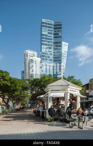 Israel, Tel Aviv, Sderot Rothschild boulevard Stockfoto